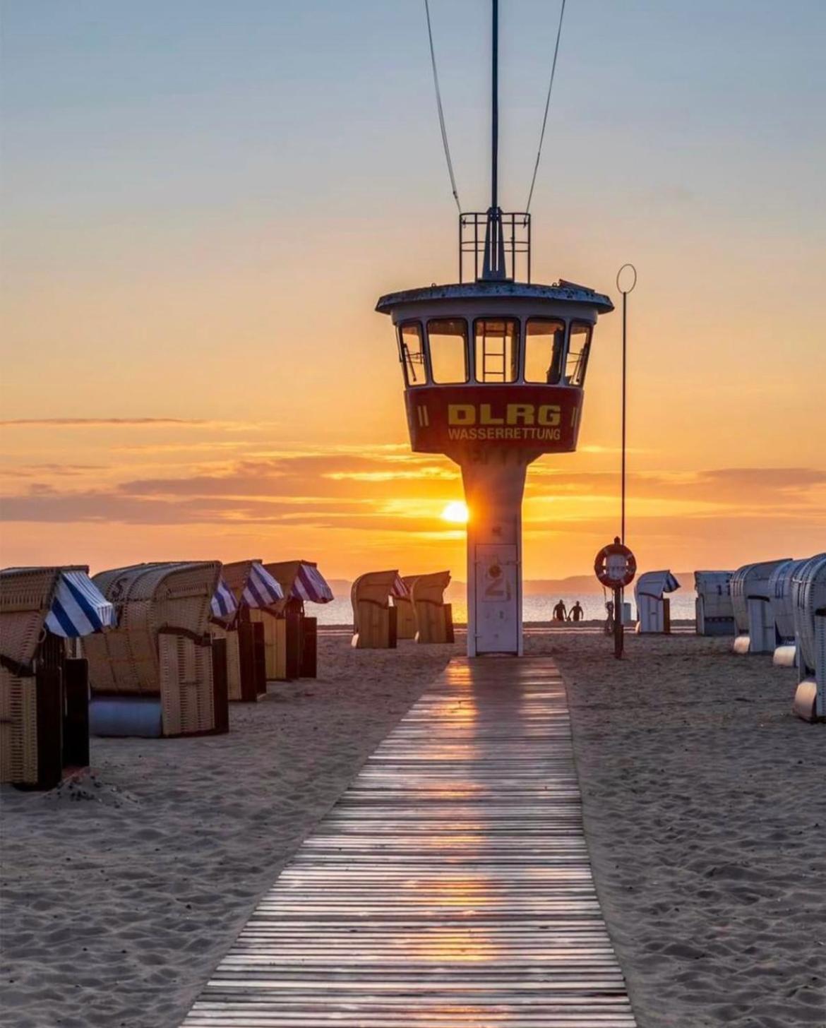 3Sz Penthaus Luna Am Sandstrand Mit Meerblick & Balkon Lubeca Exterior foto