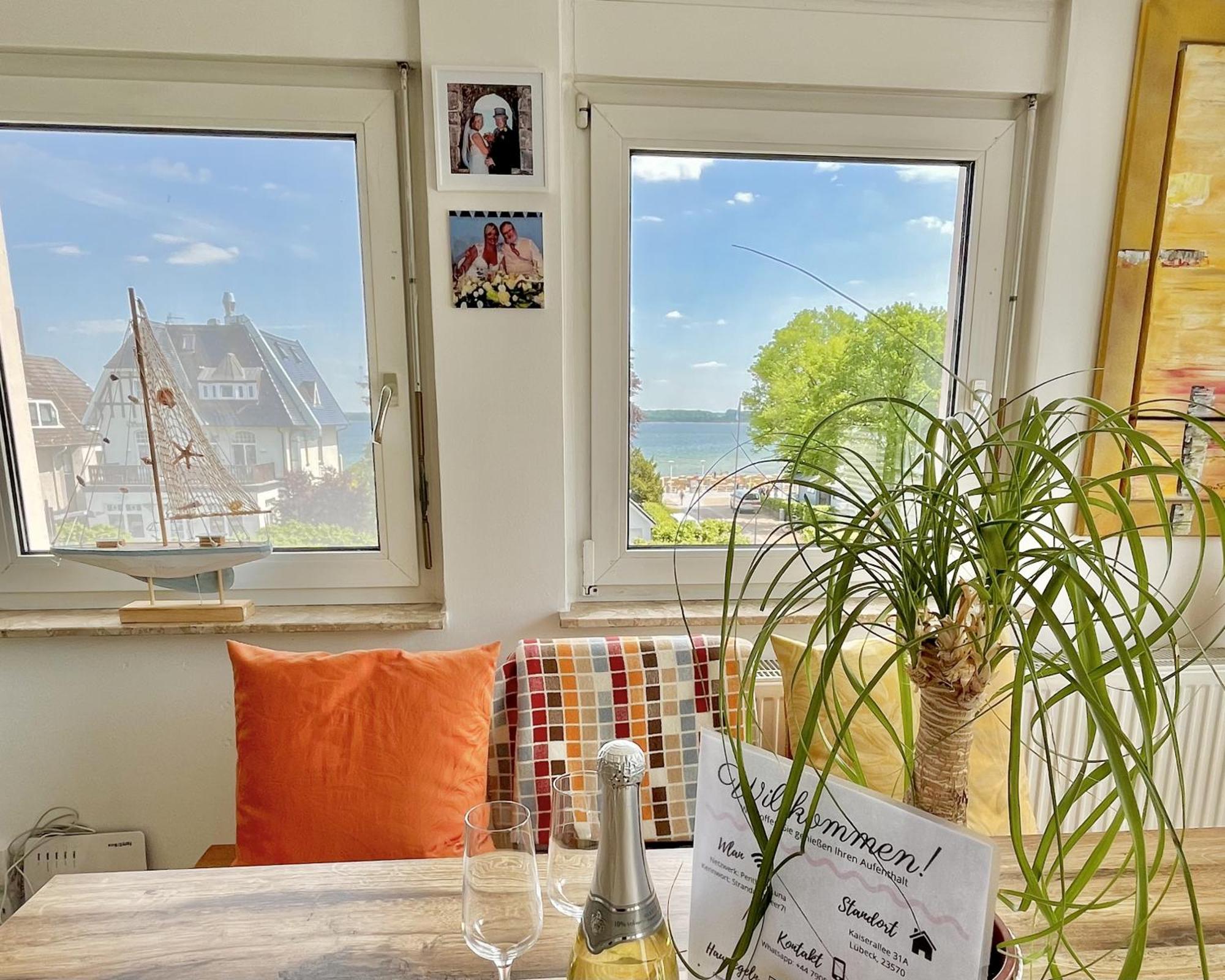 3Sz Penthaus Luna Am Sandstrand Mit Meerblick & Balkon Lubeca Exterior foto
